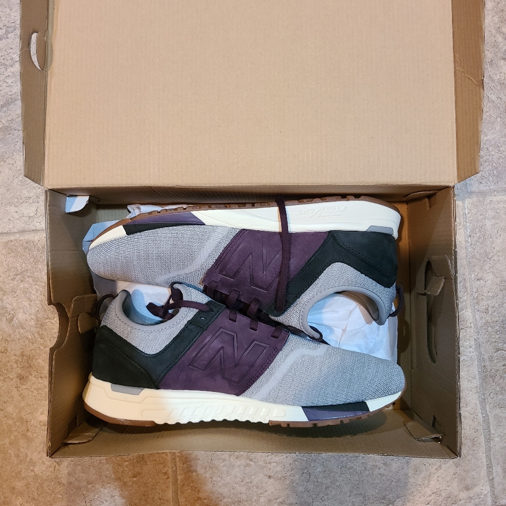 NEW New Balance 247 Luxe Knit - purple sz 10.5